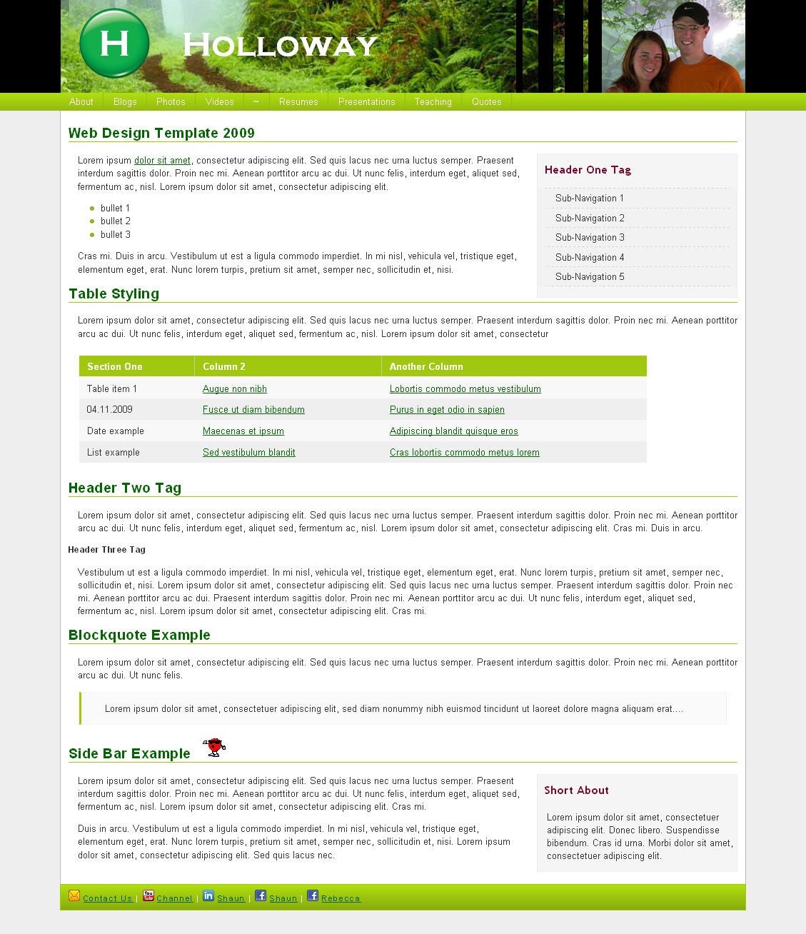 web design 2009